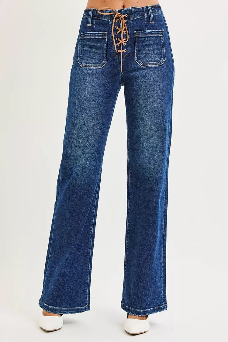 Women's Classic Blue Jeans Pants - Allen Fitness | Running Shoes, Leggings & Activewear UK