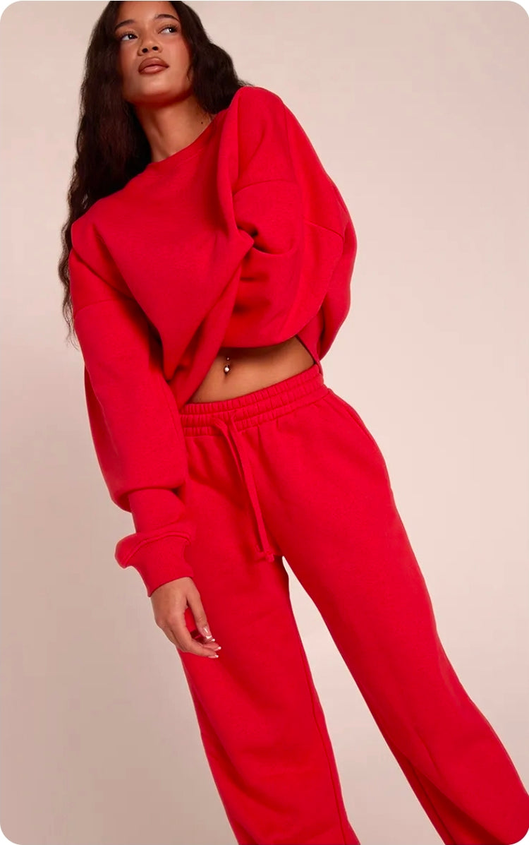 Oversized Sweat Tracksuit Set