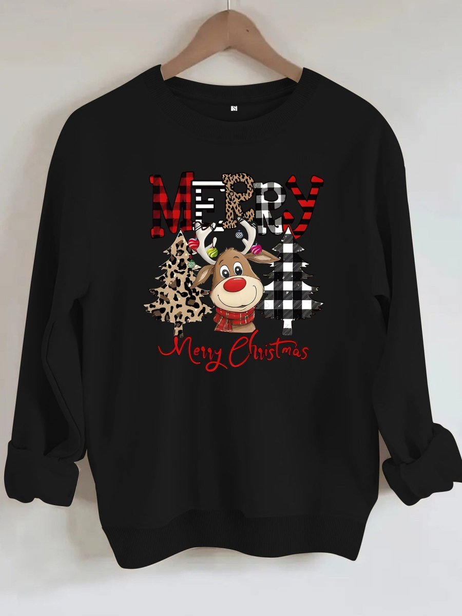 Round neck long sleeved sweatshirt - Premium Fitness & Activewear