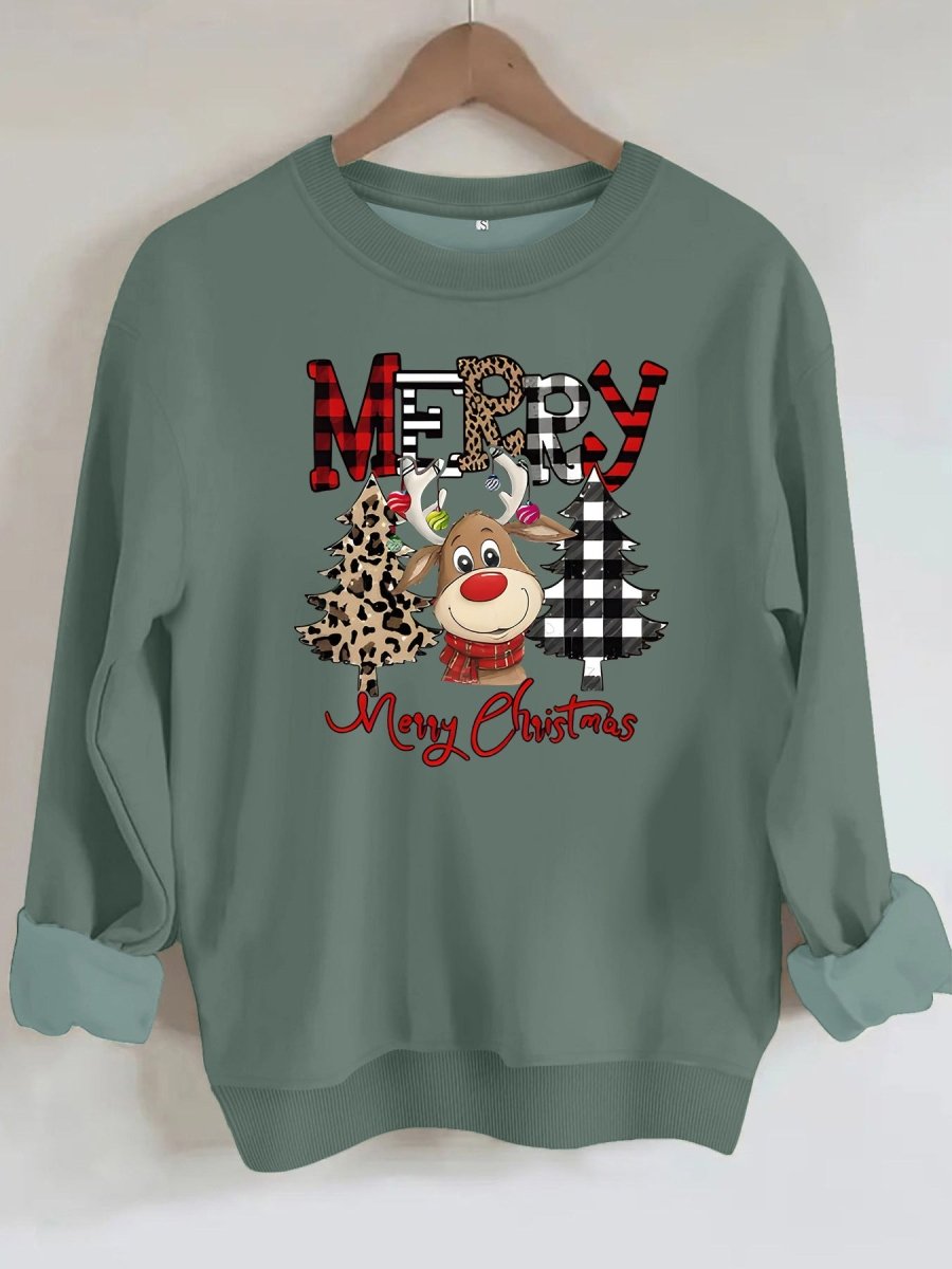Round neck long sleeved sweatshirt - Premium Fitness & Activewear