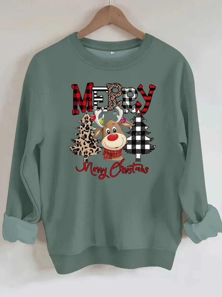Round neck long sleeved sweatshirt - Premium Fitness & Activewear