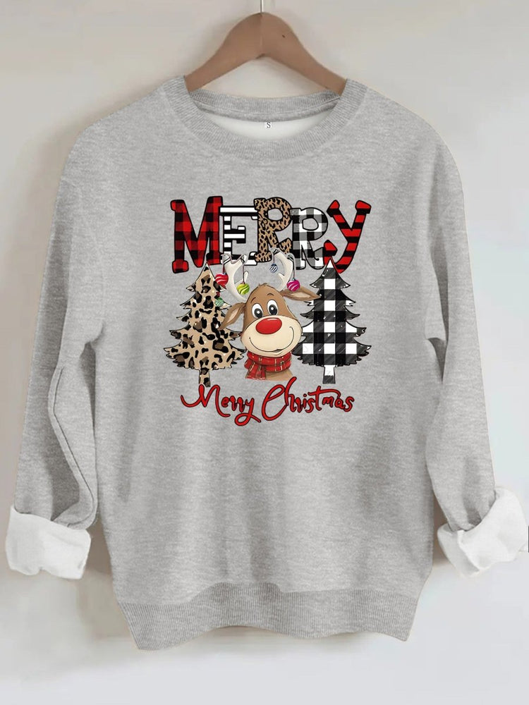 Round neck long sleeved sweatshirt - Premium Fitness & Activewear