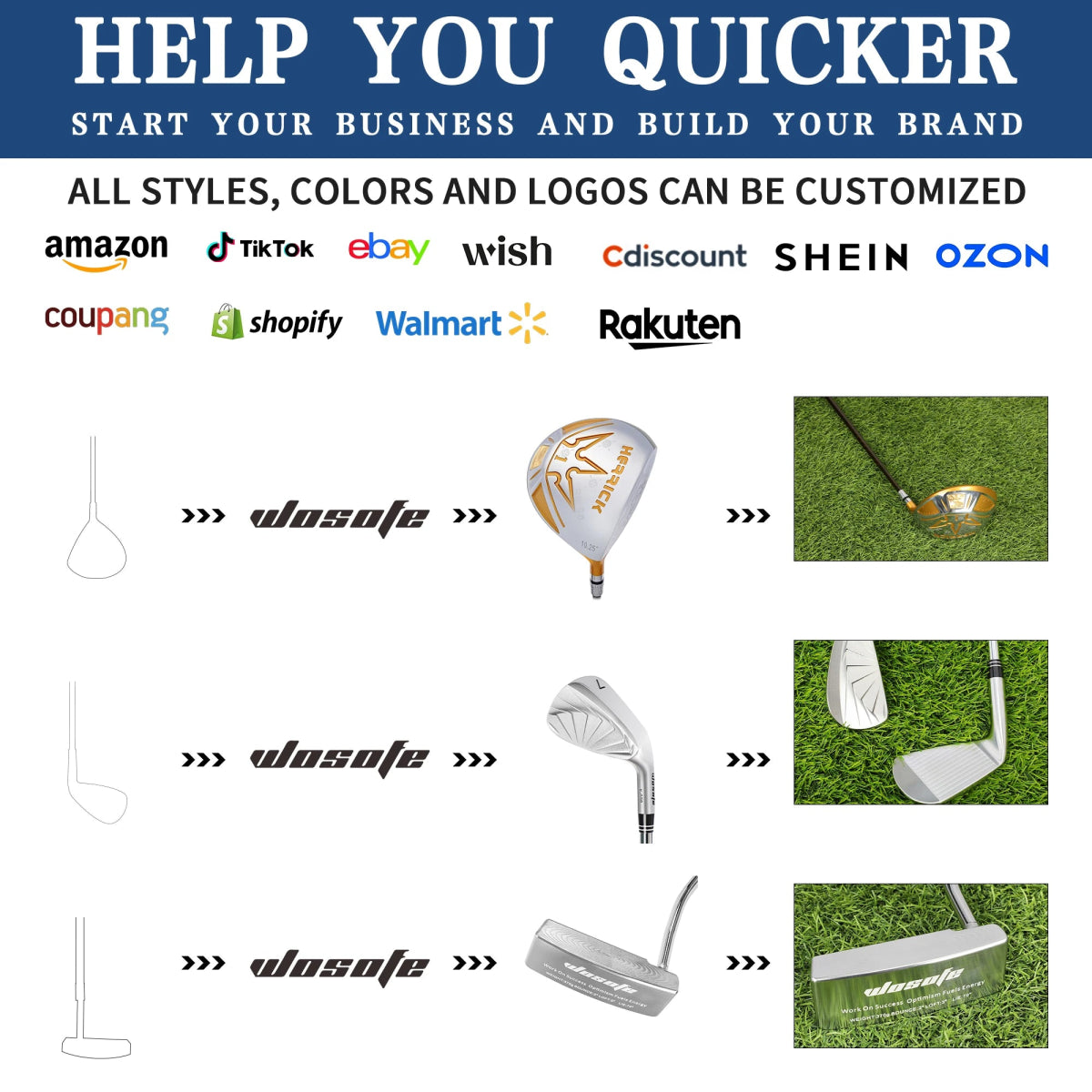 Rubber Grip Professional CNC Milled Right - handed Ladies/Men's Golf Clubs Driver - Allen - Fitness