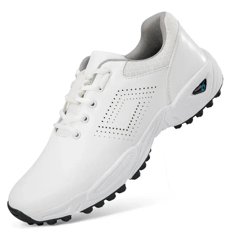 Men's Rubber Golf Shoes - Custom Microfiber, Breathable Outdoor Footwear, Sizes 40-47 - Allen-Fitness