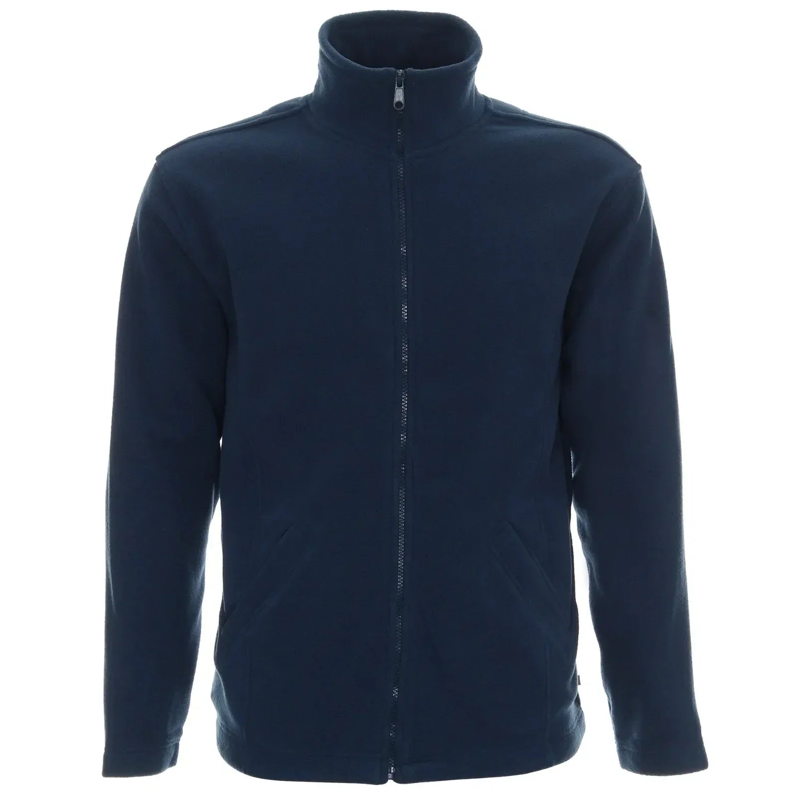 Flat lay of the Premium Men's Microfleece Jacket - FBH681 in various colors, emphasizing style and versatility.