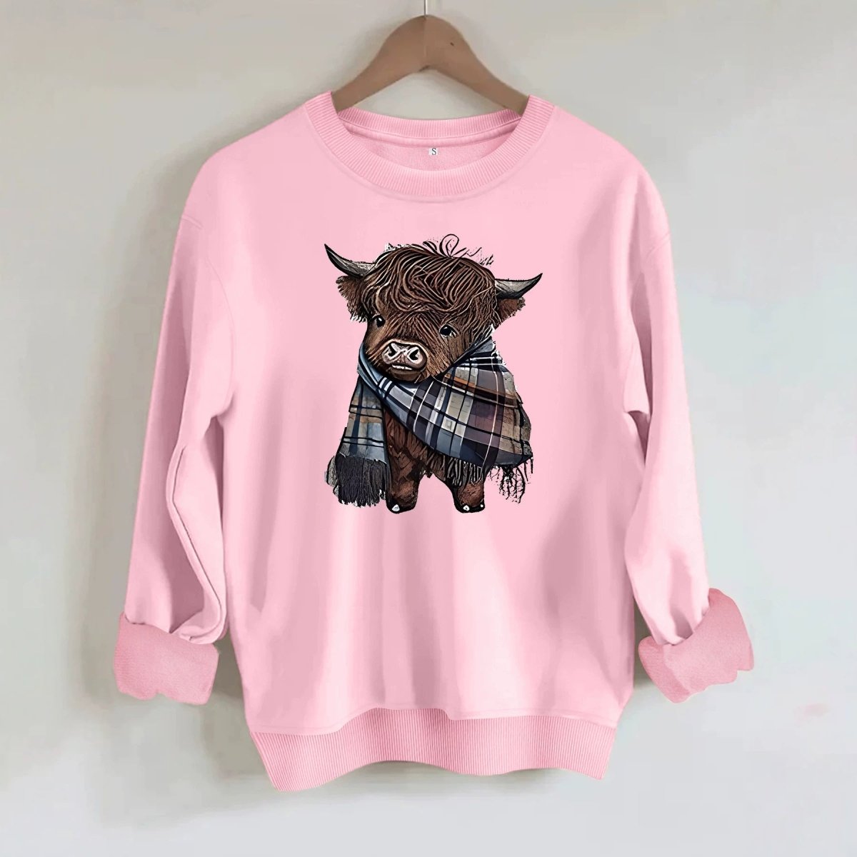 Scarf cow print hoodie - Premium Fitness & Activewear