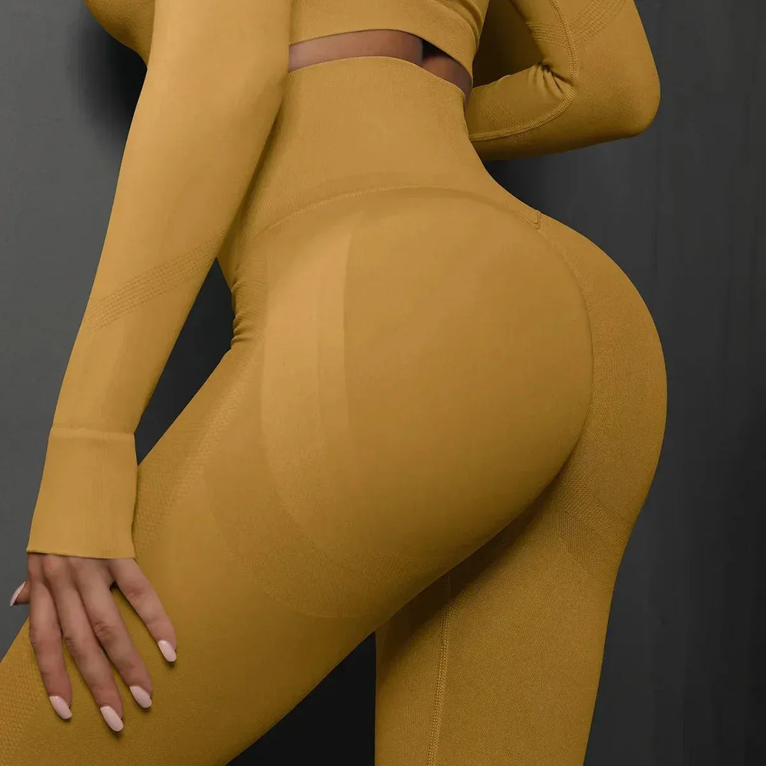 Seamless Fitness Wear Gym Leggings Women Tights Sports Clothing Yoga Pants - Allen-Fitness