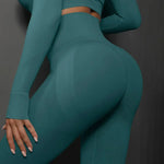 Seamless Fitness Wear Gym Leggings Women Tights Sports Clothing Yoga Pants - Allen-Fitness