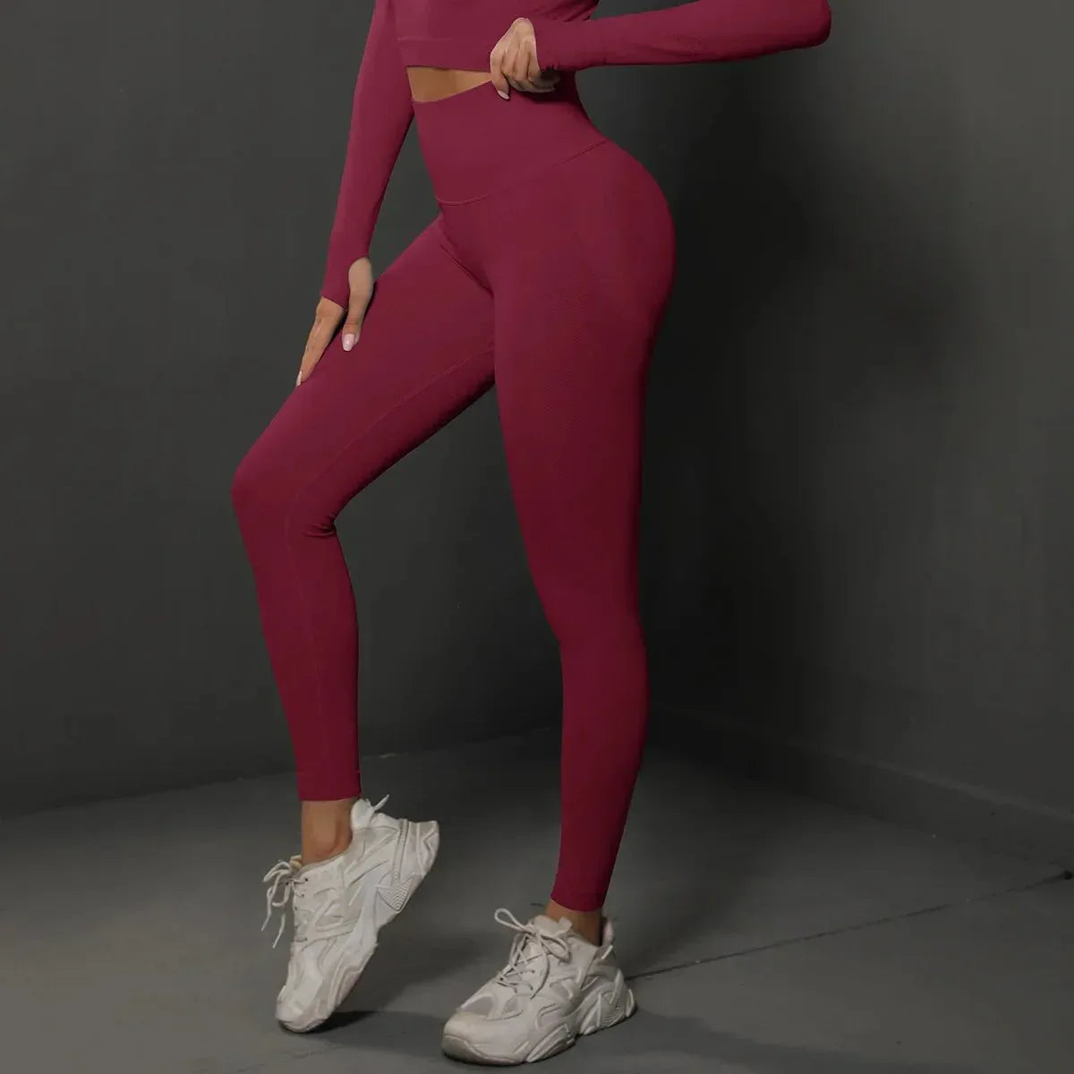 Seamless Fitness Wear Gym Leggings Women Tights Sports Clothing Yoga Pants - Allen-Fitness