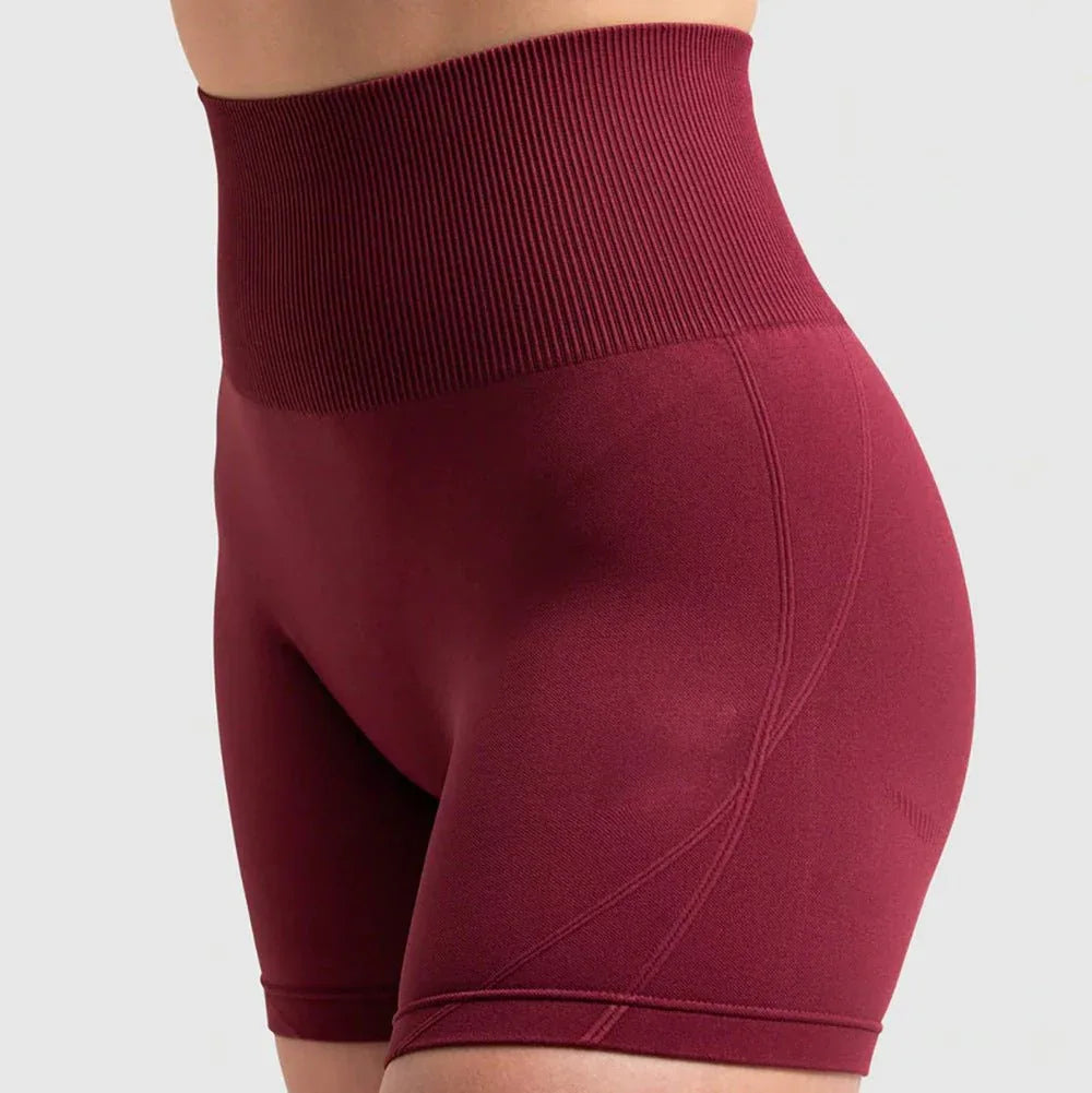 Seamless Sports Bra Set with Peach Hip Trousers – Super Stretch Long Sleeve Yoga Outfit S, M, L - Allen-Fitness