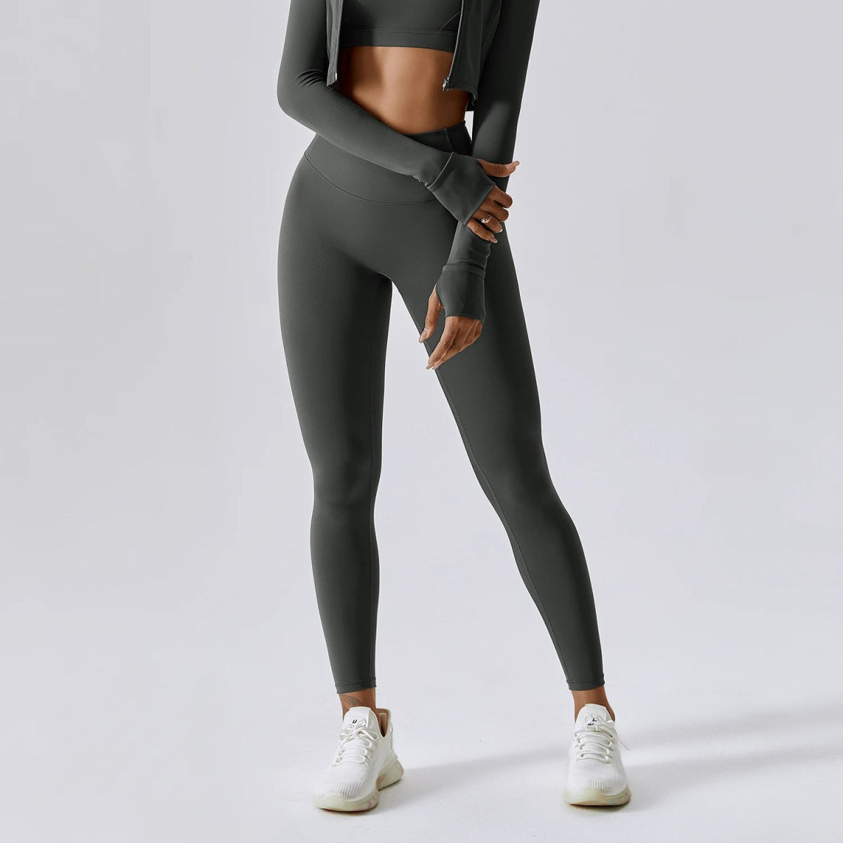 Selling Logo 3 Color Gym Fitness Seamless Yoga Shorts Sportswear 2 Piece set Women Gym Fitness Sets Two Women's Yoga Set - Allen - Fitness