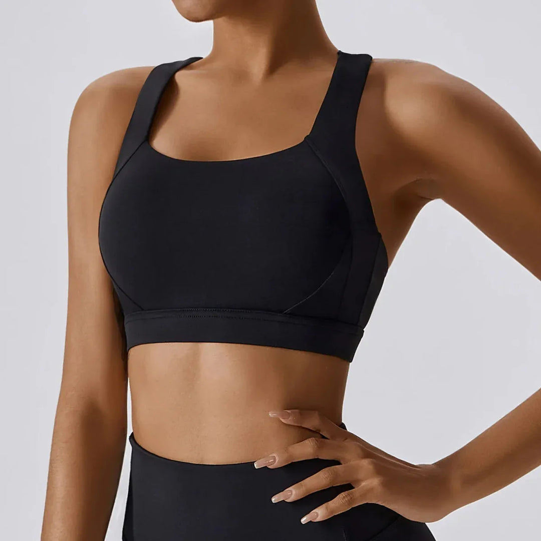 Yoga Shorts Set with Logo, Seamless 3 Color Design - 2 Piece Fitness Set - Allen-Fitness