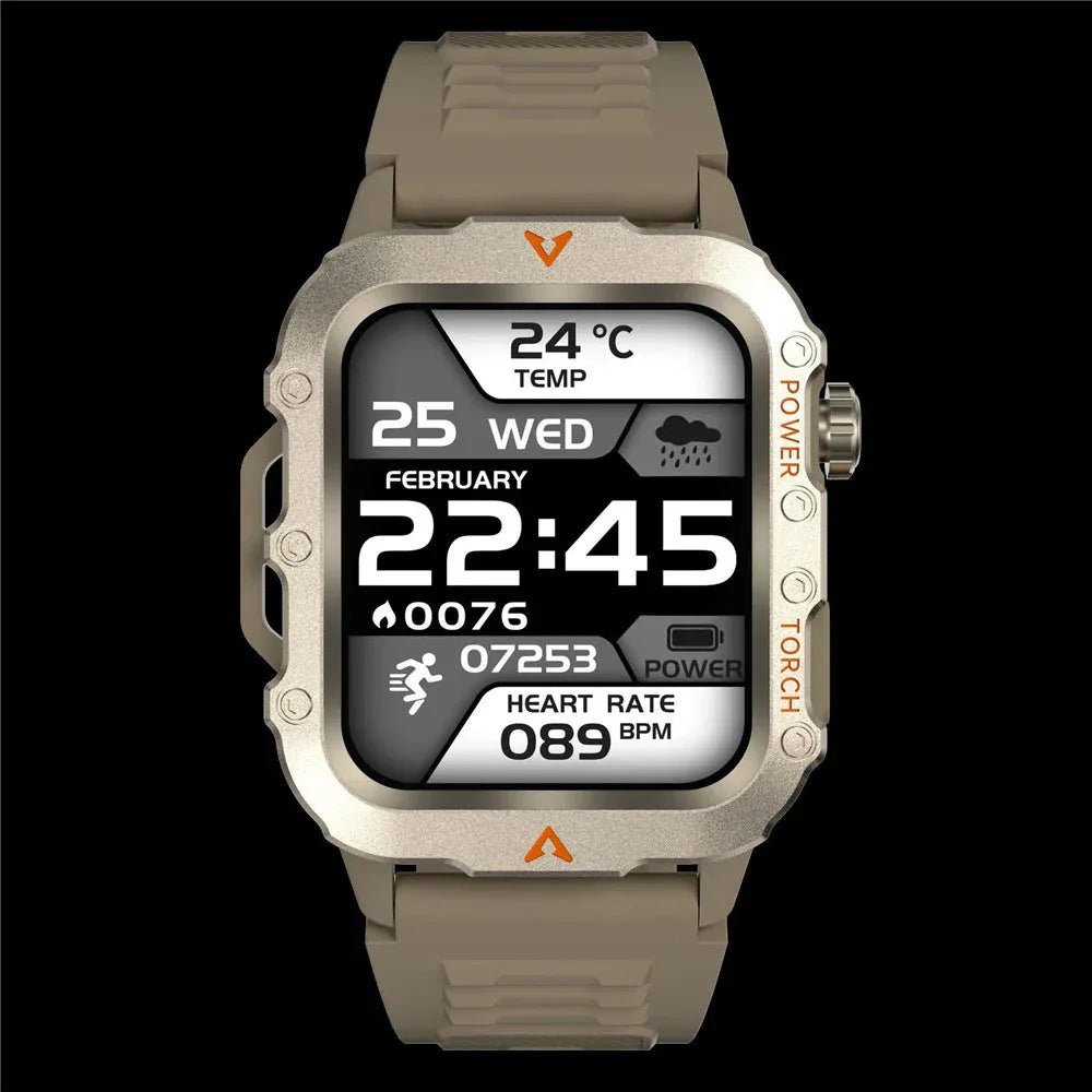 Smart Watch Bluetooth Calling Outdoor Sports - Fitness Tracker With Heart Rate Monitor &amp; Sleek Design - Allen-Fitness