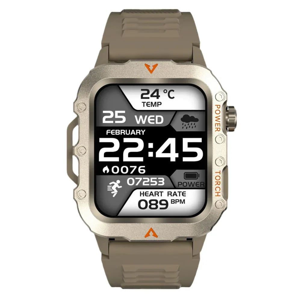 Smart Watch Bluetooth Calling Outdoor Sports - Fitness Tracker With Heart Rate Monitor &amp; Sleek Design - Allen-Fitness