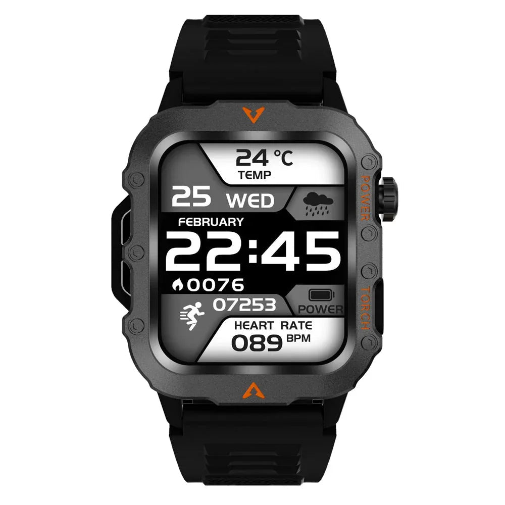Smart Watch Bluetooth Calling Outdoor Sports - Fitness Tracker With Heart Rate Monitor &amp; Sleek Design - Allen-Fitness