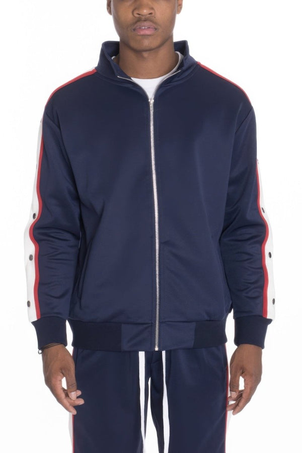Snap Button Track Jacket
