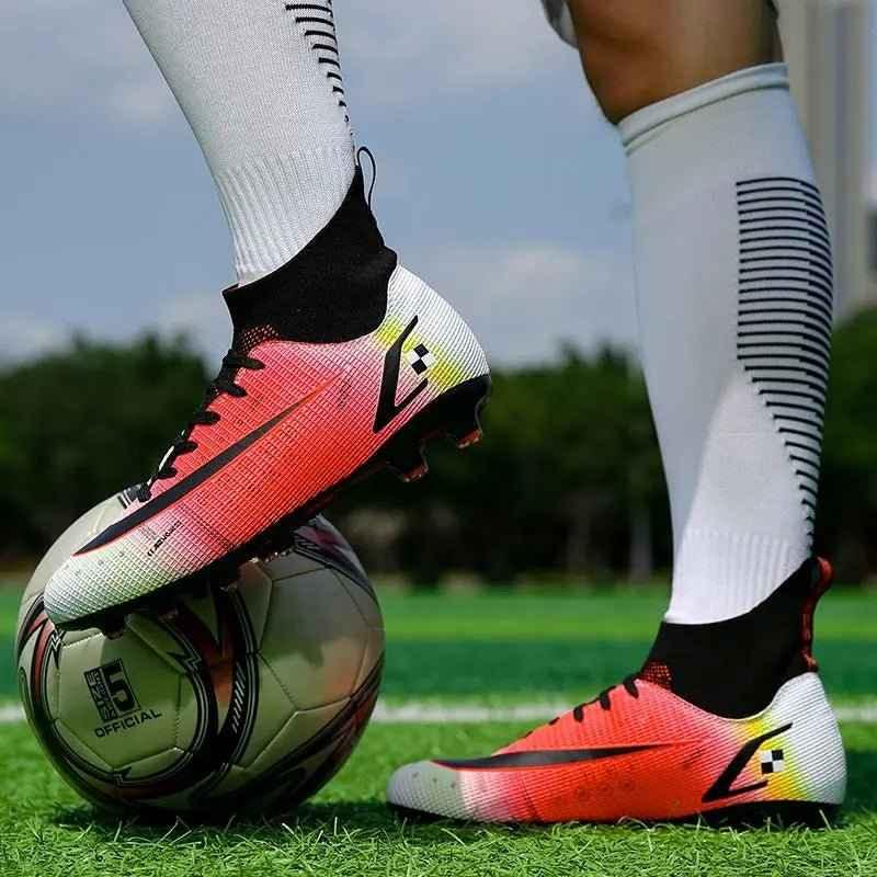 Soccer Shoes From Turkey Original Boots Footsal Football Artificial Leather Four Seasone Futsal Different Color - Allen-Fitness