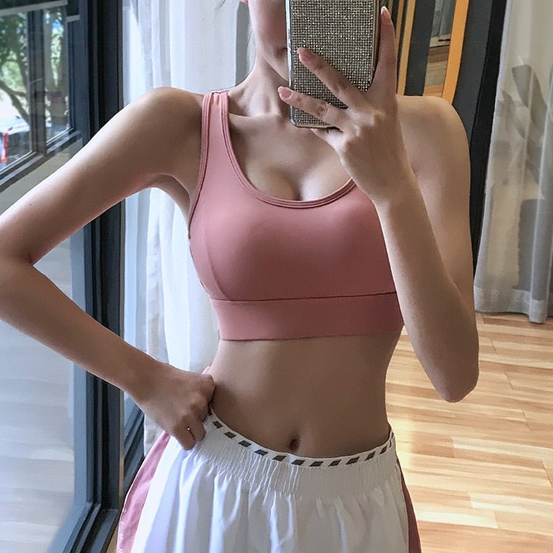 Sports Bra High Impact Support Woman Push-up Sexy Beautiful Back Yoga Padded Crop Top Workout Gym Running Underwear Bra NCLAGEN - Premium Fitness & Activewear