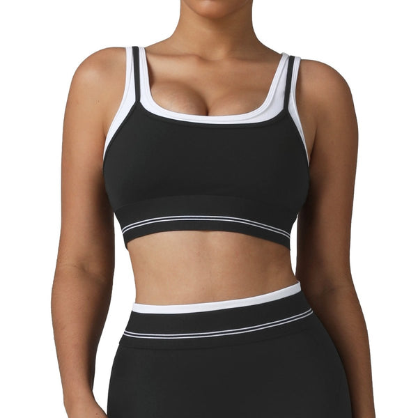 Sports Bra with Padded Support, Yoga Bra for Women, Fitness Vest with Built-in Pads, Workout Top with Fixed Padding - Premium Fitness & Activewear for Men & Women|UK