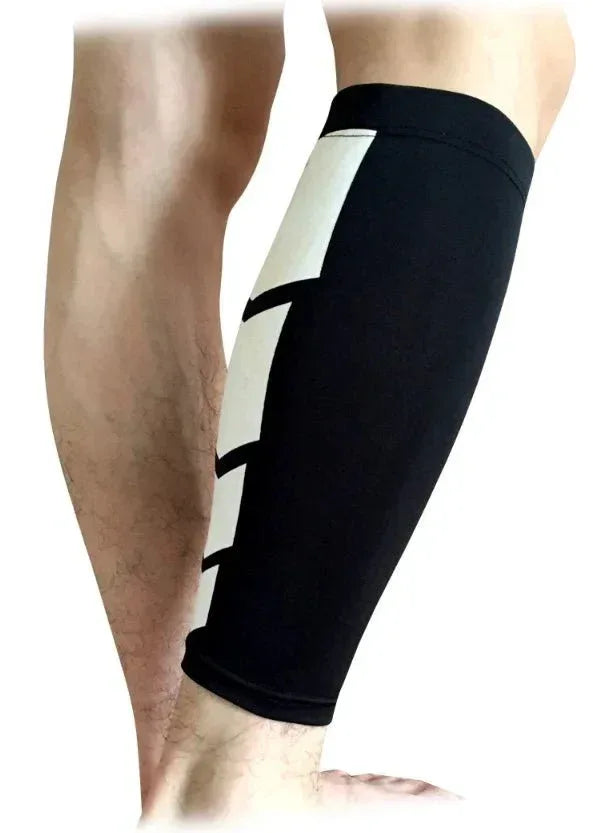 Sports Compression Sleeves for Calf &amp; Shin Support - Moderate Compression, M-XL, Multiple Colors - Allen-Fitness