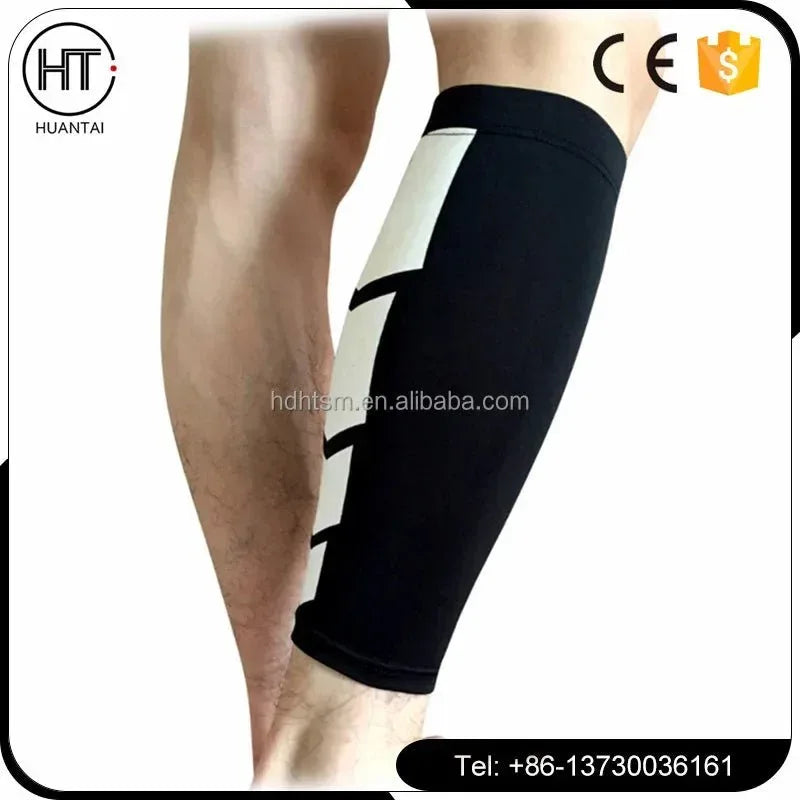 Sports Compression Sleeves for Calf & Shin Support - Moderate Compression, M-XL, Multiple Colors - Allen-Fitness