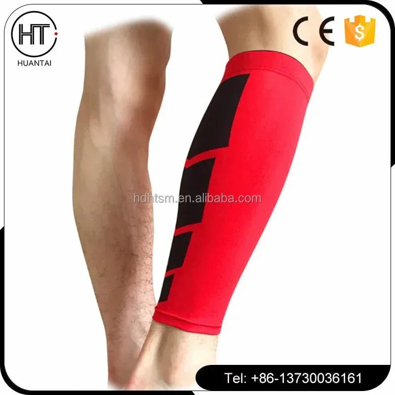 Sports Compression Sleeves for Calf & Shin Support - Moderate Compression, M-XL, Multiple Colors - Allen-Fitness