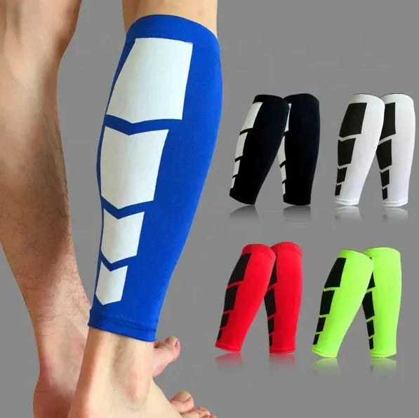 Sports Compression Sleeves for Calf & Shin Support - Moderate Compression, M-XL, Multiple Colors - Allen-Fitness