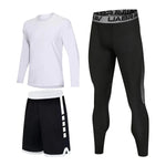 Sportswear for Men: High-Elastic Quick-Drying Compression Leggings Set - Allen-Fitness