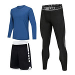 Sportswear for Men: High-Elastic Quick-Drying Compression Leggings Set - Allen-Fitness