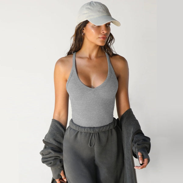 Spring Knitted Vest Slim Top Women's Clothing