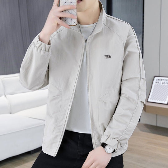 Stand Collar Bomber Jacket Men&