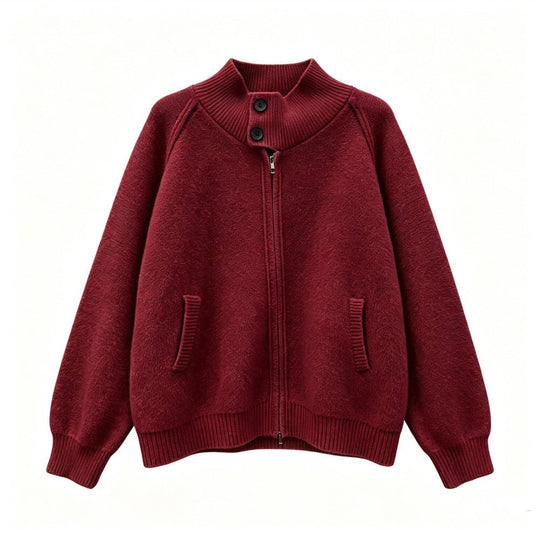 Stand up collar zipper sweater - Premium Fitness &amp; Activewear for Men &amp; Women|UK