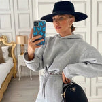 Stylish 2 Piece Women's Jogging Suits - Long Sleeve Hoodie & Casual Fitness Tracksuits - Allen-Fitness