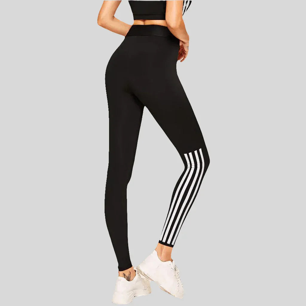 Stylish White Yoga Sport Leggings for Women - Comfy, Durable, Perfect for Gym and Casual Wear - Allen-Fitness