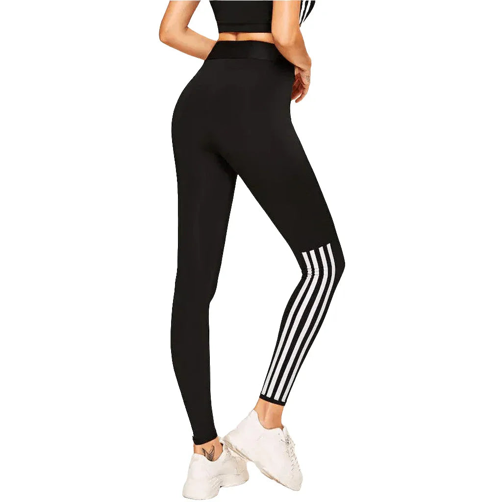 Stylish White Yoga Sport Leggings for Women - Comfy, Durable, Perfect for Gym and Casual Wear - Allen-Fitness