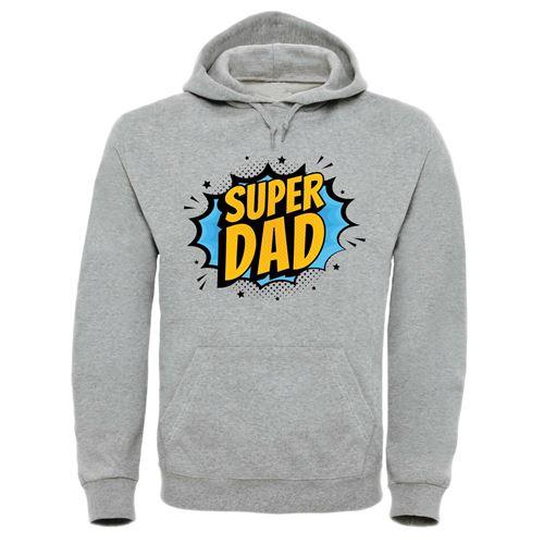 Super Dad Hoodie - Perfect Father's Day Hoodie with Pouch Pocket & Comfy Fleece Lining - Allen-Fitness