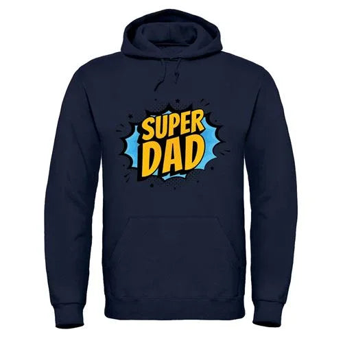 Super Dad Hoodie - Perfect Father's Day Hoodie with Pouch Pocket & Comfy Fleece Lining - Allen-Fitness
