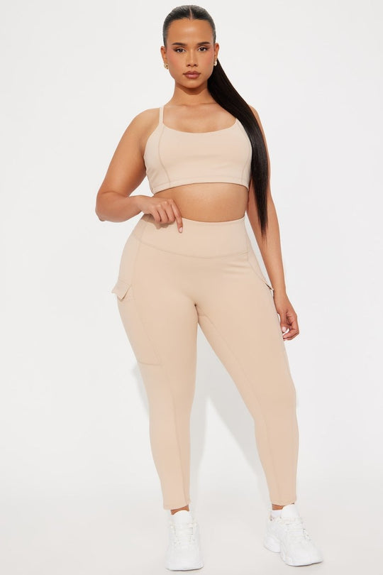 Sweat Out Super Soft Sports Bra For Women - Tan - Premium Fitness &amp; Activewear for Men &amp; Women|UK