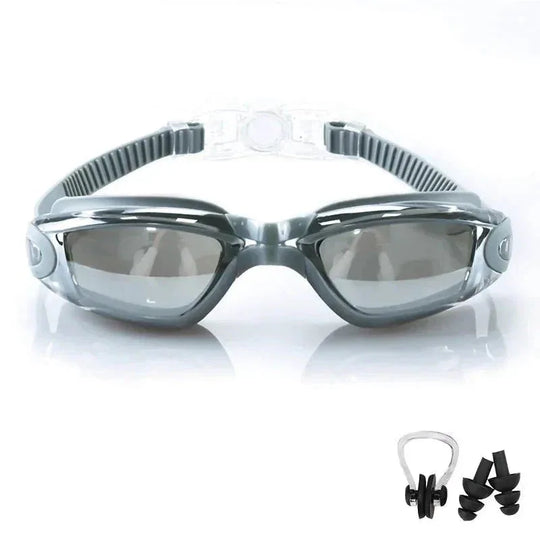 Swimming Goggles for Men &amp; Women – Anti-Fog UV Protection, Waterproof, Adjustable Silicone Swim Goggles for Adults &amp; Kids - Allen-Fitness