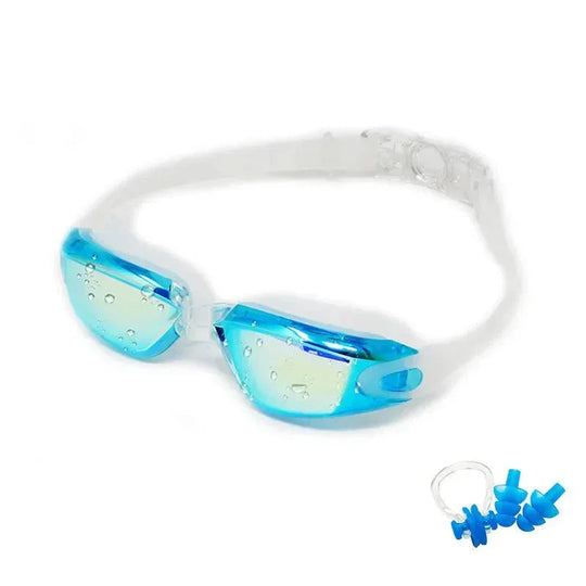 Swimming Goggles for Men &amp; Women – Anti-Fog UV Protection, Waterproof, Adjustable Silicone Swim Goggles for Adults &amp; Kids - Allen-Fitness