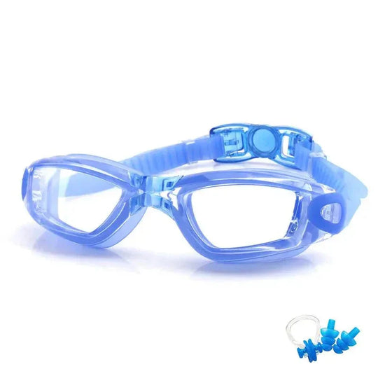 Swimming Goggles for Men &amp; Women – Anti-Fog UV Protection, Waterproof, Adjustable Silicone Swim Goggles for Adults &amp; Kids - Allen-Fitness