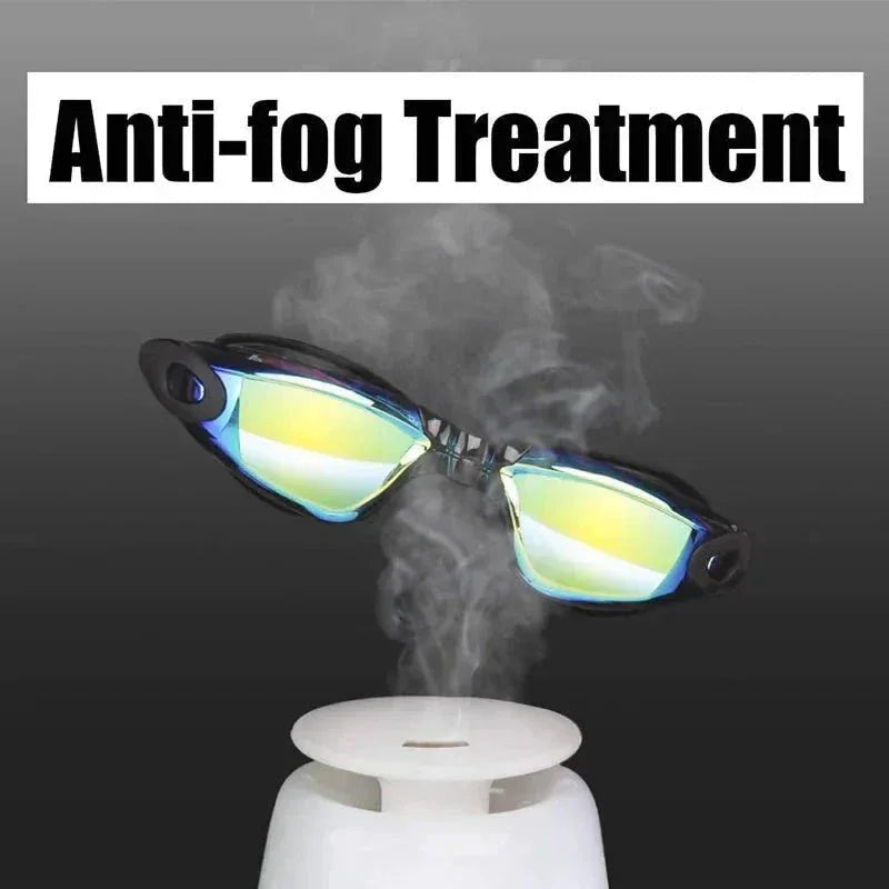 Swimming Goggles for Men &amp; Women – Anti-Fog UV Protection, Waterproof, Adjustable Silicone Swim Goggles for Adults &amp; Kids - Allen-Fitness