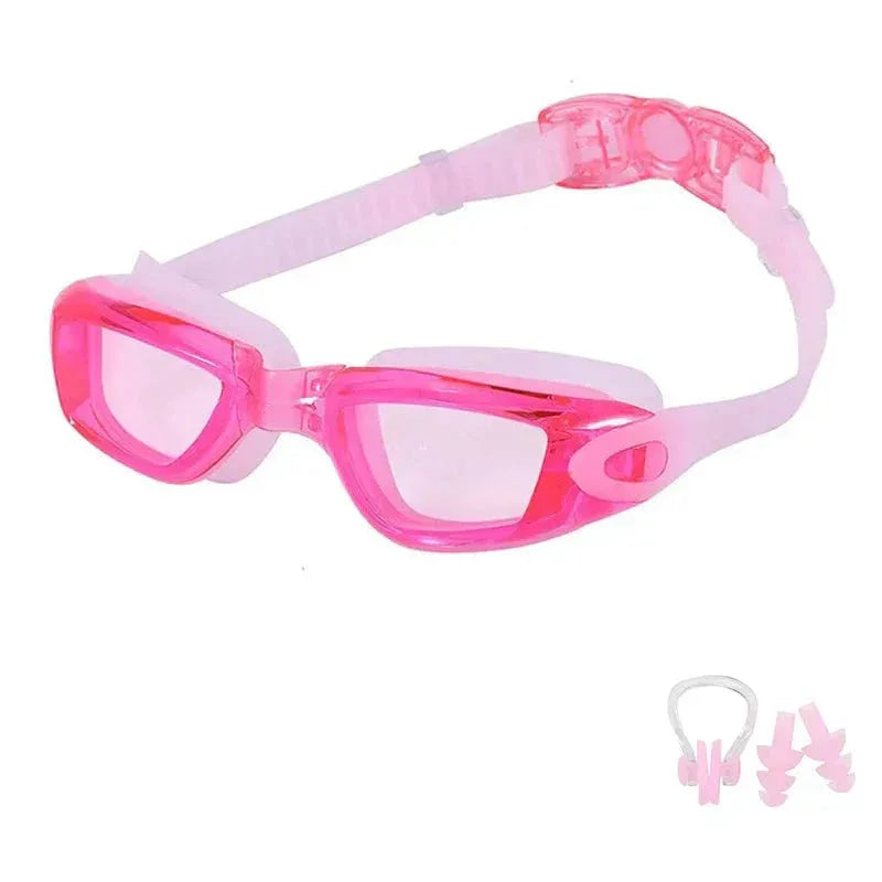 Swimming Goggles for Men &amp; Women – Anti-Fog UV Protection, Waterproof, Adjustable Silicone Swim Goggles for Adults &amp; Kids - Allen-Fitness
