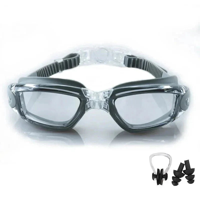 Swimming Goggles for Men &amp; Women – Anti-Fog UV Protection, Waterproof, Adjustable Silicone Swim Goggles for Adults &amp; Kids - Allen-Fitness