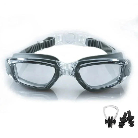 Swimming Goggles for Men &amp; Women – Anti-Fog UV Protection, Waterproof, Adjustable Silicone Swim Goggles for Adults &amp; Kids - Allen-Fitness