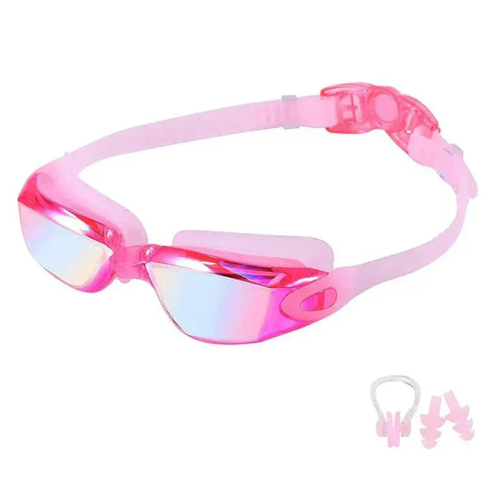 Swimming Goggles for Men &amp; Women – Anti-Fog UV Protection, Waterproof, Adjustable Silicone Swim Goggles for Adults &amp; Kids - Allen-Fitness