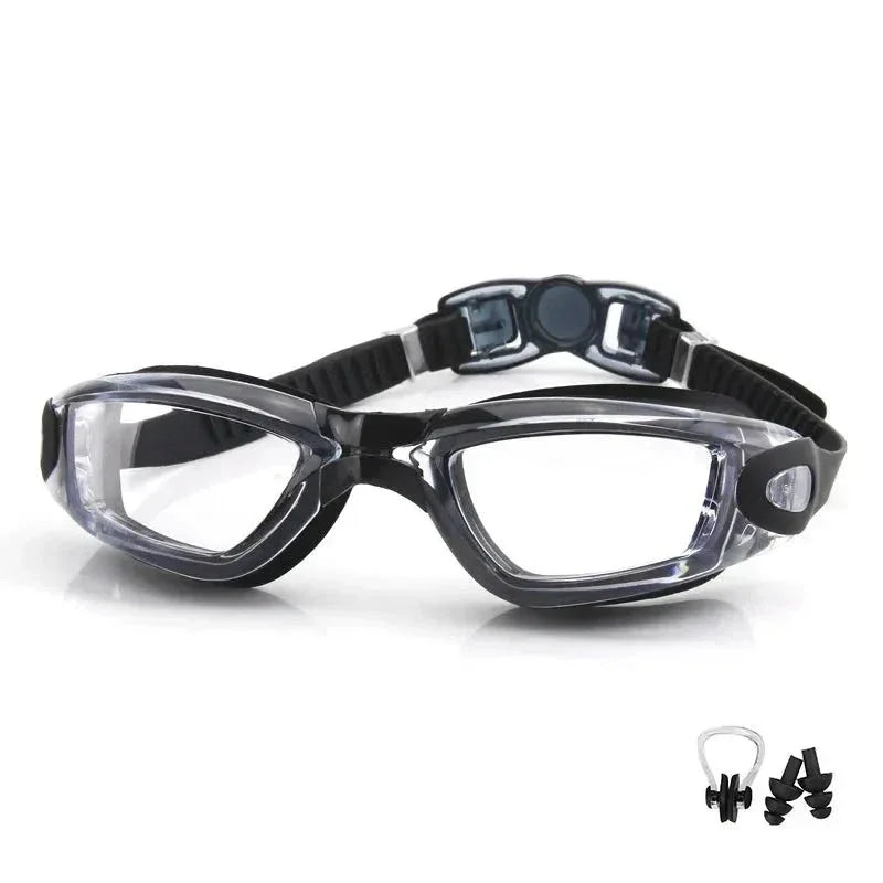Swimming Goggles for Men &amp; Women – Anti-Fog UV Protection, Waterproof, Adjustable Silicone Swim Goggles for Adults &amp; Kids - Allen-Fitness