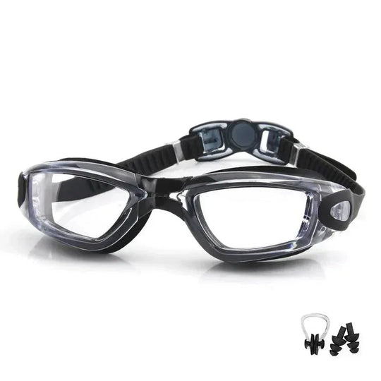 Swimming Goggles for Men &amp; Women – Anti-Fog UV Protection, Waterproof, Adjustable Silicone Swim Goggles for Adults &amp; Kids - Allen-Fitness