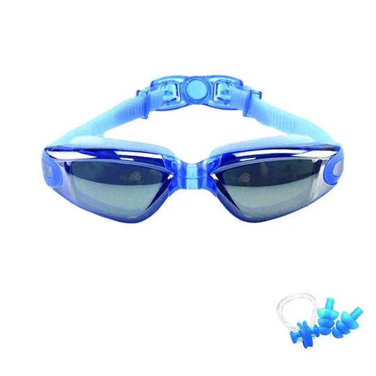 Swimming Goggles for Men &amp; Women – Anti-Fog UV Protection, Waterproof, Adjustable Silicone Swim Goggles for Adults &amp; Kids - Allen-Fitness