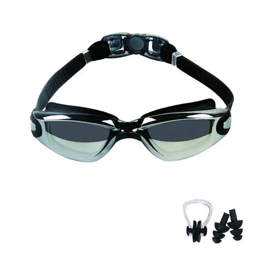 Swimming Goggles for Men &amp; Women – Anti-Fog UV Protection, Waterproof, Adjustable Silicone Swim Goggles for Adults &amp; Kids - Allen-Fitness